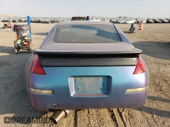 2005 Nissan 350Z Touring with VIN JN1AZ34D45M609202, listed as a Copart auction lot 74007354 with Not Provided miles and Salvage Title. Bid and sale history available at carsss.com. Image 6.