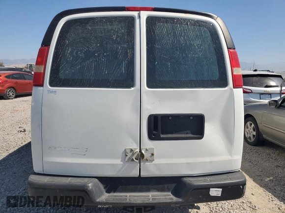 2006 Chevrolet Express Cargo Van with VIN 1GCGG25V161254426, listed as a Copart auction lot 71382854 with Not Provided miles and Salvage Title. Bid and sale history available at carsss.com. Image 6.