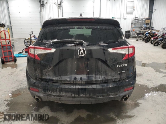 2021 Acura RDX w/Advance Package with VIN 5J8TC2H77ML806344, listed as a Copart auction lot 85794344 with 56,135 mi miles and Clean Title. Bid and sale history available at carsss.com. Image 6.