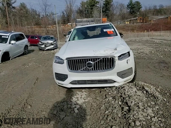 2022 Volvo XC90 Momentum with VIN YV4102PK0N1857697, listed as a Copart auction lot 43541605 with 0 mi miles and Salvage Title. Bid and sale history available at carsss.com. Image 11.