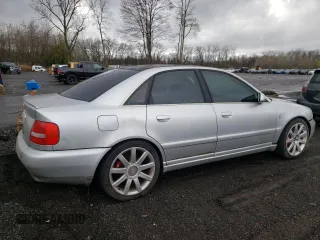 2000 Audi S4 z VIN WAUDD68D8YA106182, wystawiony jako Copart lot #52191385 z przebiegiem Nie podano mil oraz Tytuł czysty. Historia ofert i sprzedaży dostępna na DreamBid. Obrazek 3.