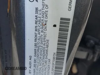 2023 Audi e-tron GT Prestige z VIN WAUEJBFW3P7006724, wystawiony jako Copart lot #74274464 z przebiegiem Nie podano mil oraz Nie do naprawy. Historia ofert i sprzedaży dostępna na DreamBid. Obrazek 13.