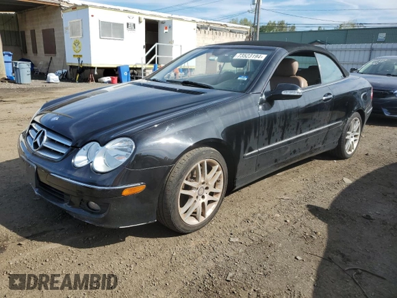 2009 Mercedes-Benz CLK-Class 3.5L with VIN WDBTK56G19T103141, listed as a Copart auction lot 73523194 with 96,221 mi miles and Salvage Title. Bid and sale history available at carsss.com. Image 1.