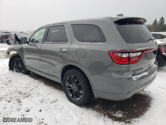 2022 Dodge Durango GT Plus with VIN 1C4RDJDG8NC183274, listed as a Copart auction lot 89111685 with 123,443 mi miles and Salvage Title. Bid and sale history available at carsss.com. Image 2.