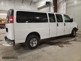 2017 Chevrolet Express Passenger LT with VIN 1GAZGPFG9H1139784, listed as a Copart auction lot 76957113 with 171,524 mi miles and Salvage Title. Bid and sale history available at carsss.com. Image 3.