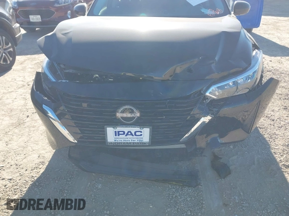 2025 Nissan Sentra S with VIN 3N1AB8BV6SY262493, listed as a IAAI auction lot 41392051 with 942 mi miles and . Bid and sale history available at DreamBid. Image 6.
