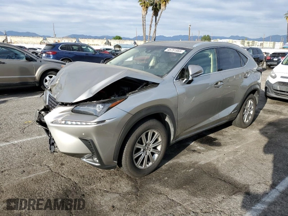 2019 Lexus NX 300h with VIN JTJBJRBZ1K2107990, listed as a Copart auction lot 45751955 with 69,413 mi miles and Salvage title. Bid and sale history available at DreamBid. Image 1.