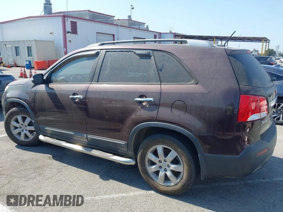 2013 Kia Sorento LX with VIN 5XYKT4A63DG391204, listed as a IAAI auction lot 42772716 with 84,793 mi miles and . Bid and sale history available at DreamBid. Image 6.