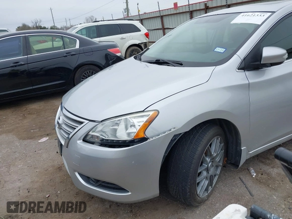 2014 Nissan Sentra S with VIN 3N1AB7AP4EY310204, listed as a IAAI auction lot 41621333 with 143,580 mi miles and . Bid and sale history available at DreamBid. Image 6.