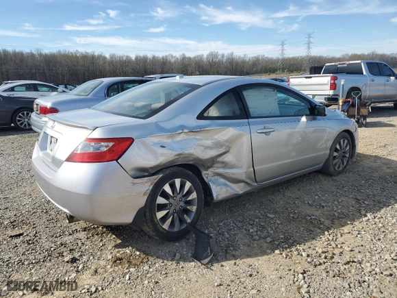 2009 Honda Civic Cpe EX with VIN 2HGFG12869H501841, listed as a Copart auction lot 48958655 with 166,553 mi miles and Clean Title. Bid and sale history available at carsss.com. Image 3.