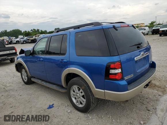 2010 Ford Explorer Eddie Bauer z VIN 1FMEU7EE9AUB15855, wystawiony jako Copart lot #60838815 z przebiegiem 121 570 mil mil oraz Szkoda całkowita • Salvage title. Historia ofert i sprzedaży dostępna na DreamBid. Obrazek 2.