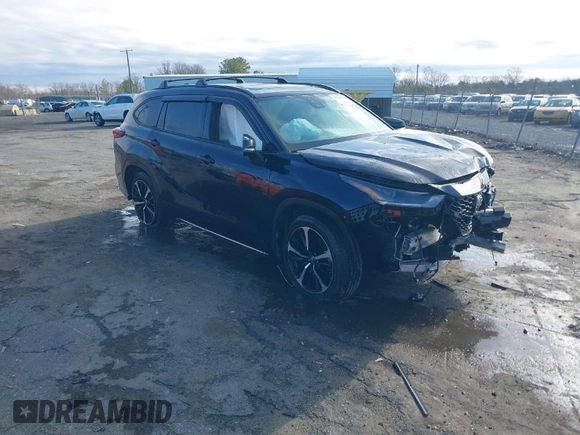 2021 Toyota Highlander XSE with VIN 5TDJZRBH0MS121857, listed as a IAAI auction lot 41718189 with Not provided miles and . Bid and sale history available at DreamBid. Image 1.