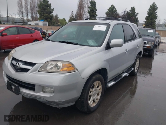 2005 Acura MDX Touring with VIN 2HNYD18935H555408, listed as a IAAI auction lot 41782216 with 208,346 mi miles. Bid and sale history available at carsss.com. Image 6.
