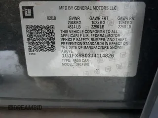 2018 Chevrolet Bolt EV Premier z VIN 1G1FX6S03J4114826, wystawiony jako Copart lot #57649515 z przebiegiem 136 670 mil mil oraz Szkoda całkowita • Salvage title. Historia ofert i sprzedaży dostępna na DreamBid. Obrazek 12.