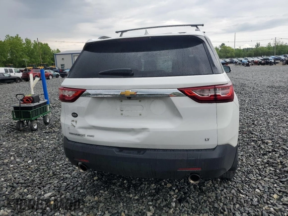 2020 Chevrolet Traverse LT Cloth with VIN 1GNEVGKW6LJ185582, listed as a Copart auction lot 59184425 with 57,148 mi miles and Non repairable. Bid and sale history available at DreamBid. Image 6.