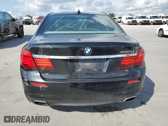 2014 BMW 7 Series ALPINA B7 with VIN WBAYE8C53ED135089, listed as a Copart auction lot 57943575 with 100,096 mi miles and Salvage title. Bid and sale history available at DreamBid. Image 6.