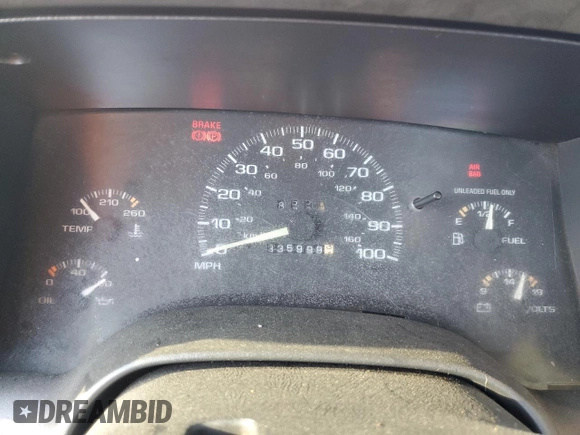 1995 Chevrolet S-10 with VIN 1GCCS1447SK170275, listed as a Copart auction lot 76054254 with 335,999 mi miles and Salvage Title. Bid and sale history available at DreamBid. Image 9.