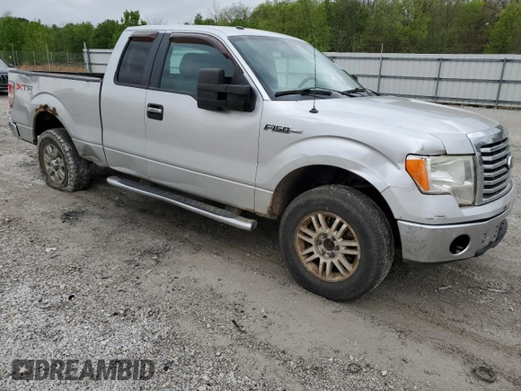 2012 Ford F-150 XL with VIN 1FTFX1EF2CFA00320, listed as a Copart auction lot 51511465 with 228,571 mi miles and Salvage title. Bid and sale history available at DreamBid. Image 4.