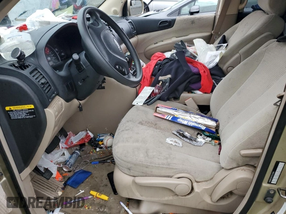 2007 Kia Sedona with VIN KNDMB133676124966, listed as a Copart auction lot 79133024 with 0 mi miles and Salvage Title. Bid and sale history available at carsss.com. Image 7.