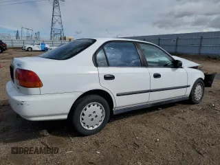 1997 Honda Civic DX with VIN 2HGEJ6626VH574525, listed as a Copart auction lot 49089605 with 242,389 mi miles and Salvage Title. Bid and sale history available at carsss.com. Image 3.