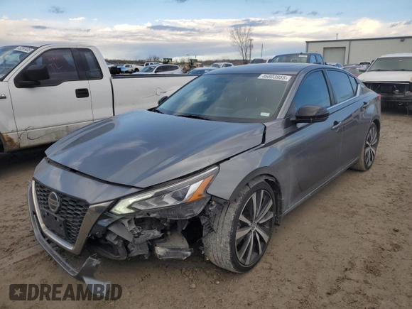 2019 Nissan Altima SR with VIN 1N4BL4CVXKC256619, listed as a Copart auction lot 46803955 with 121,557 mi miles and Non Repairable. Bid and sale history available at DreamBid. Image 1.
