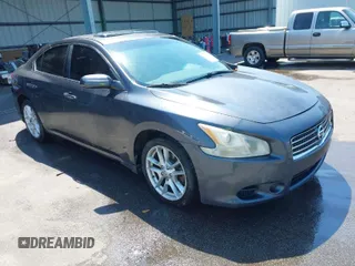 2009 Nissan Maxima 3.5 SV w/Sport Pkg with VIN 1N4AA51E69C821422, listed as a IAAI auction lot 41979055 with 294,317 mi miles. Bid and sale history available at carsss.com. Image 1.