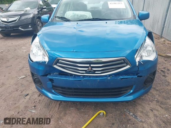 2019 Mitsubishi Mirage ES z VIN ML32F3FJ7KHF15323, wystawiony jako IAAI lot #42307317 z przebiegiem 58 623 mil mil oraz . Historia ofert i sprzedaży dostępna na DreamBid. Obrazek 6.