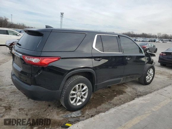 2020 Chevrolet Traverse LS with VIN 1GNERFKW8LJ118321, listed as a Copart auction lot 84933474 with 95,998 mi miles and Salvage title. Bid and sale history available at DreamBid. Image 3.