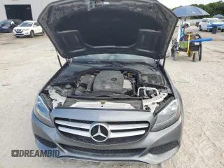 2017 Mercedes-Benz C C 300 with VIN 55SWF4JB9HU210401, listed as a Copart auction lot 54155075 with 29,550 mi miles and Salvage Title. Bid and sale history available at carsss.com. Image 12.