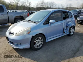 2008 Honda Fit Sport with VIN JHMGD37648S009958, listed as a Copart auction lot 54423235 with 0 mi miles and Salvage Title. Bid and sale history available at carsss.com. Image 1.