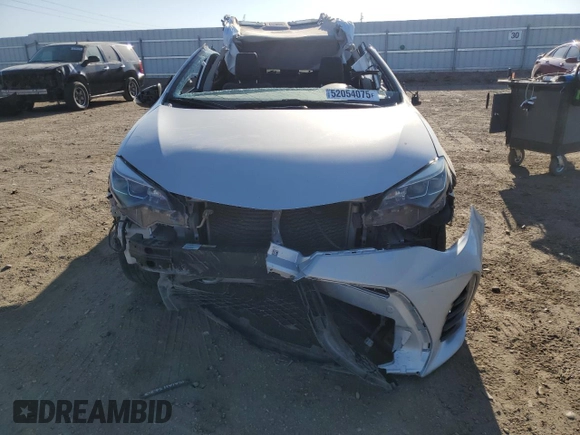 2019 Toyota Corolla L с VIN 2T1BURHE9KC138405, выставлен на аукционе Copart как лот 52054075 с пробегом 152 911 миль миль и Списание • Salvage title. История ставок и продаж доступна на DreamBid. Изображение 5.