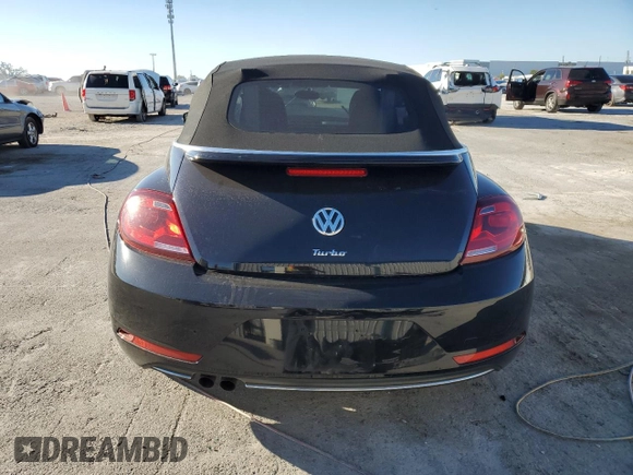 2018 Volkswagen Beetle S with VIN 3VW5DAATXJM515995, listed as a Copart auction lot 83207354 with Not provided miles and Salvage title. Bid and sale history available at DreamBid. Image 6.