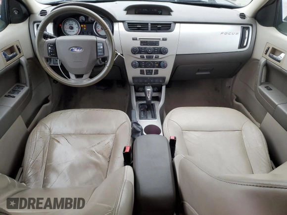 2011 Ford Focus SEL with VIN 1FAHP3HN9BW145205, listed as a Copart auction lot 44332315 with 133,187 mi miles and Salvage Title. Bid and sale history available at carsss.com. Image 8.