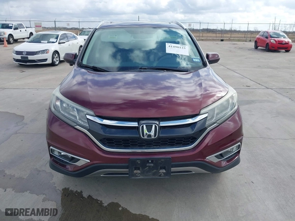 2016 Honda CR-V EX-L with VIN 2HKRM3H74GH502182, listed as a IAAI auction lot 41490125 with 45,100 mi miles. Bid and sale history available at carsss.com. Image 12.