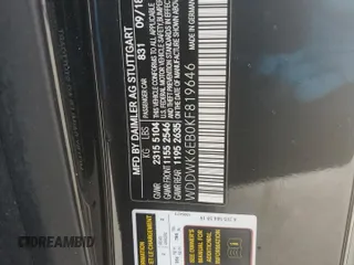 2019 Mercedes-Benz C 43 AMG z VIN WDDWK6EB0KF819646, wystawiony jako Copart lot #48284965 z przebiegiem Nie podano mil oraz Nie do naprawy • Non repairable. Historia ofert i sprzedaży dostępna na DreamBid. Obrazek 13.