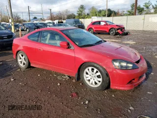 2006 Acura RSX with VIN JH4DC54826S015875, listed as a Copart auction lot 80241474 with Not Provided miles and Clean Title. Bid and sale history available at carsss.com. Image 4.