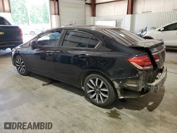 2015 Honda Civic EX-L z VIN 2HGFB2F97FH539744, wystawiony jako Copart lot #56350465 z przebiegiem 167 309 mil mil oraz Szkoda całkowita • Salvage title. Historia ofert i sprzedaży dostępna na DreamBid. Obrazek 2.
