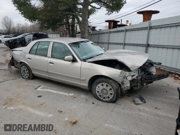 2008 Mercury Grand Marquis GS with VIN 2MEFM74V58X618701, listed as a Copart auction lot 40130954 with 175,433 mi miles and Salvage Title. Bid and sale history available at DreamBid. Image 4.