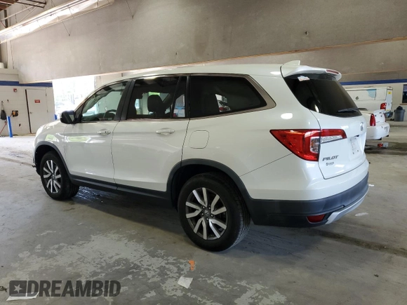 2019 Honda Pilot EX-L z VIN 5FNYF6H55KB080078, wystawiony jako Copart lot #55938415 z przebiegiem 54 857 mil mil oraz Szkoda całkowita • Salvage title. Historia ofert i sprzedaży dostępna na DreamBid. Obrazek 2.