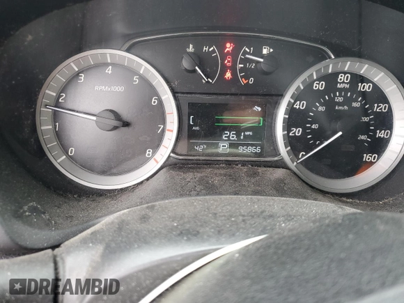 2015 Nissan Sentra SV with VIN 3N1AB7AP1FY277244, listed as a Copart auction lot 51836255 with 95,866 mi miles and Salvage Title. Bid and sale history available at carsss.com. Image 9.