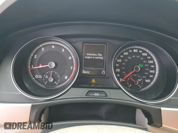 2019 Volkswagen Atlas SE with VIN 1V2WR2CAXKC521646, listed as a Copart auction lot 57383735 with 89,832 mi miles and Salvage title. Bid and sale history available at DreamBid. Image 9.