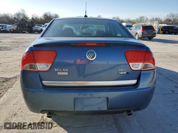 2010 Mercury Milan Premier with VIN 3MEHM0CG2AR632028, listed as a Copart auction lot 47424704 with 90,538 mi miles and Salvage Title. Bid and sale history available at carsss.com. Image 6.