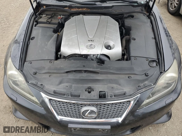2011 Lexus IS 350 with VIN JTHBE5C22B5025247, listed as a Copart auction lot 43453355 with 228,348 mi miles and Salvage Title. Bid and sale history available at carsss.com. Image 11.