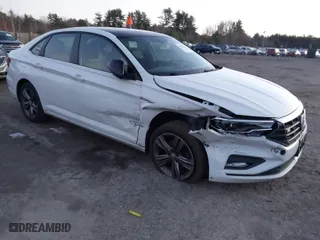 2019 Volkswagen Jetta S with VIN 3VWC57BU5KM254243, listed as a IAAI auction lot 41091615 with 143,504 mi miles. Bid and sale history available at carsss.com. Image 1.