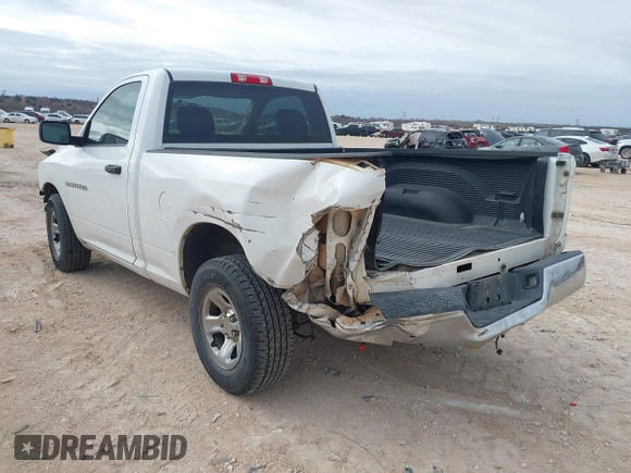 2011 Ram 1500 ST with VIN 3D7JB1EK0BG531606, listed as a IAAI auction lot 41588384 with 169,392 mi miles and . Bid and sale history available at DreamBid. Image 3.