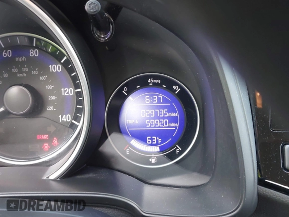 2015 Honda Fit EX with VIN 3HGGK5G86FM755209, listed as a IAAI auction lot 42450499 with 29,735 mi miles and . Bid and sale history available at DreamBid. Image 7.