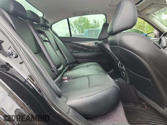 2014 Infiniti Q50 Sport with VIN JN1BV7AR2EM690658, listed as a Copart auction lot 64209225 with 179,629 mi miles and Salvage title. Bid and sale history available at DreamBid. Image 10.