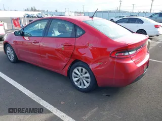 2014 Dodge Dart SXT with VIN 1C3CDFBB8ED851812, listed as a IAAI auction lot 41736482 with 92,116 mi miles. Bid and sale history available at carsss.com. Image 3.