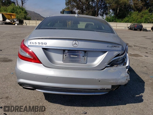 2014 Mercedes-Benz CLS 550 with VIN WDDLJ7DB8EA120800, listed as a Copart auction lot 59027425 with 73,187 mi miles and Salvage title. Bid and sale history available at DreamBid. Image 6.