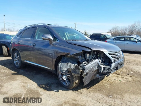 2015 Lexus RX 350 with VIN 2T2ZK1BA2FC180766, listed as a IAAI auction lot 41711358 with 63,820 mi miles. Bid and sale history available at carsss.com. Image 1.